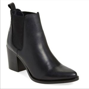 Steve Madden Pistol Leather Ankle Boots